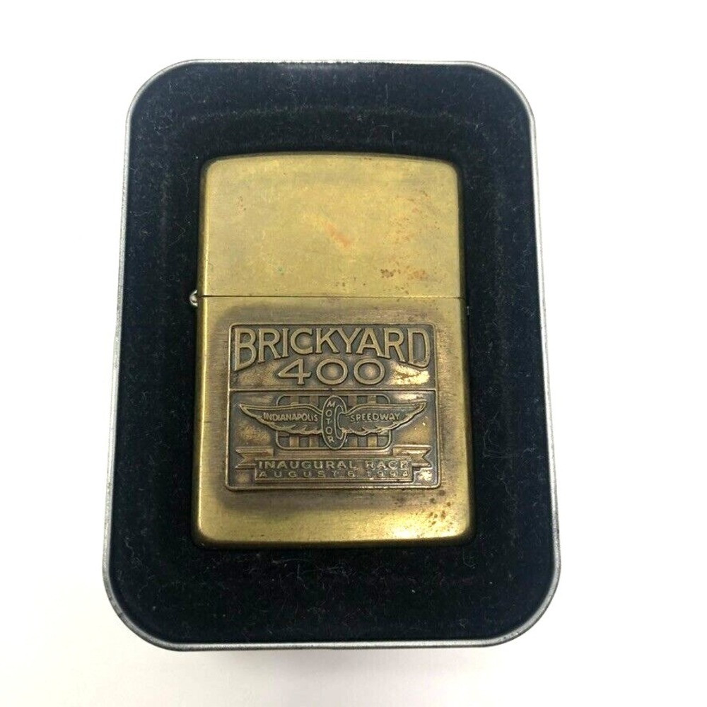 Zippo 1994 Brickyard 400 Inaugural Race Windproof Lighter Made In USA
